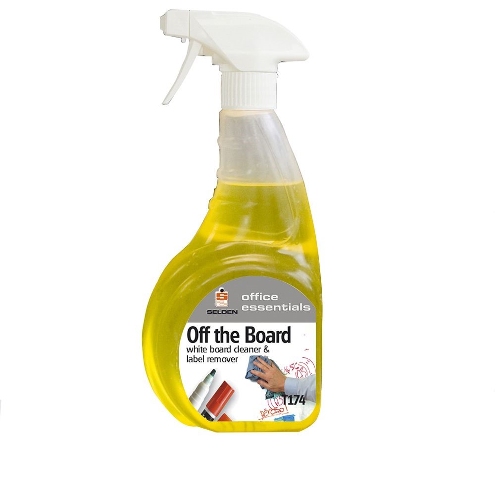WHITE BOARD CLEANER AND LABEL REMOVER 6 X 750ML