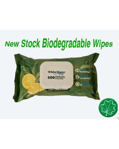 BIODEGRADABLE CLINCAL 200 X 160 MM WIPES 100 PACK