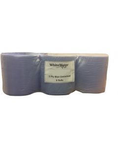 2 PLY BLUE 150M X170MM SATINO COMFORT CENTRE FEED ROLL